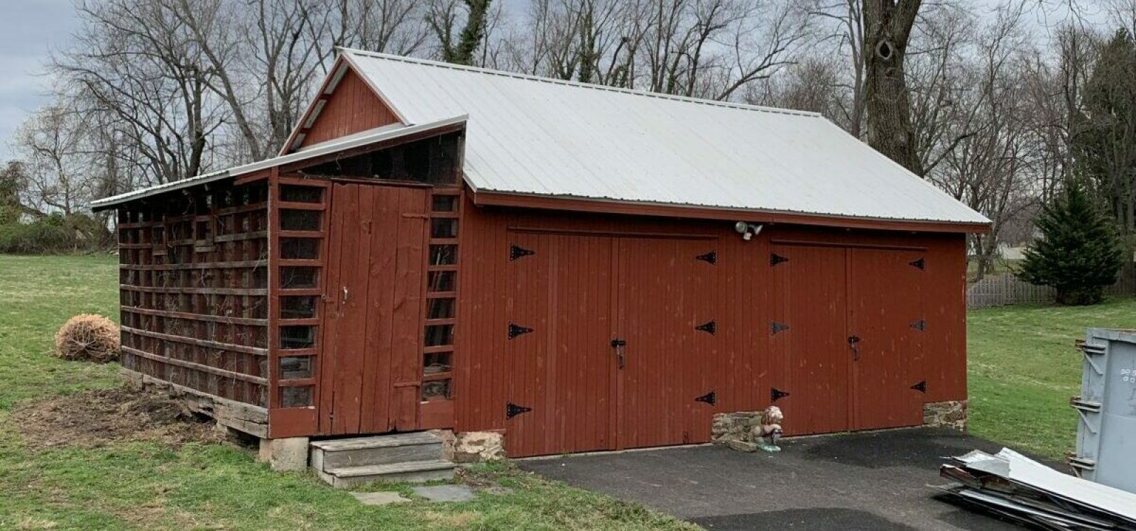Corrugated metal roof installation, Color: Ash Gray, Ambler, PA