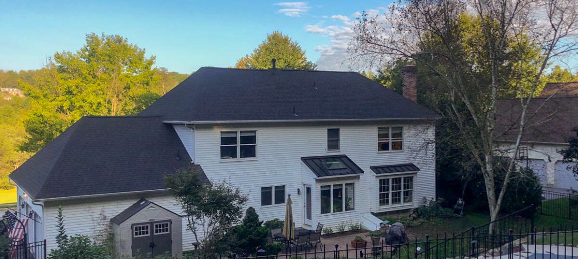 New Certainteed Charcoal Black Shingle Roof in Downingtown, PA